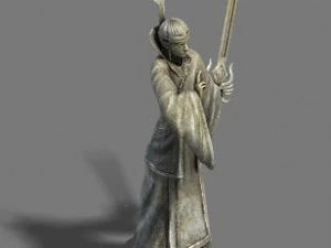 Шушан - статуя 02 3D Модель