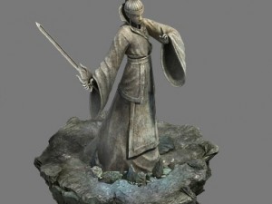 shushan - statue 02 3D 모델