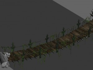 shushan - suspension bridge Model 3D