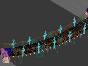 shushan - suspension bridge Model 3D