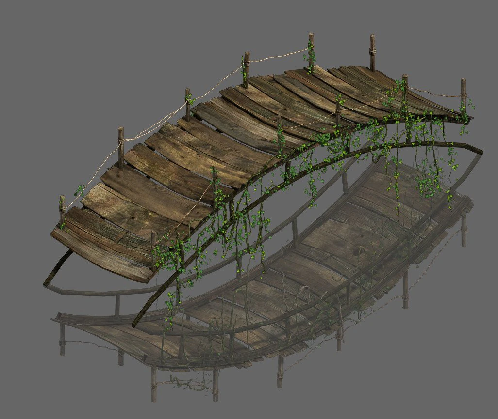 shushan - arch bridge 3D Model .c4d .max .obj .3ds .fbx .stl .blend 