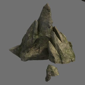 shushan - pointed stone 3D Model .c4d .max .obj .3ds .fbx .stl .blend 