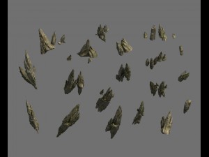 shushan - pointed stone 3D Model