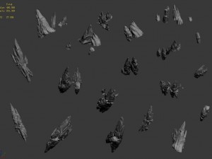 shushan - pointed stone 3D Model