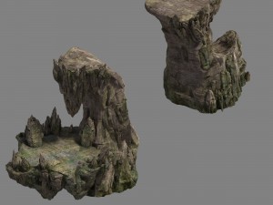 shushan - rugged rocks 3D Model