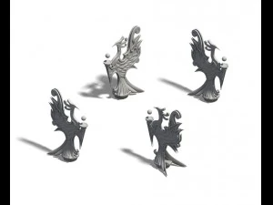 shushan - bird-shaped street light 3D Model