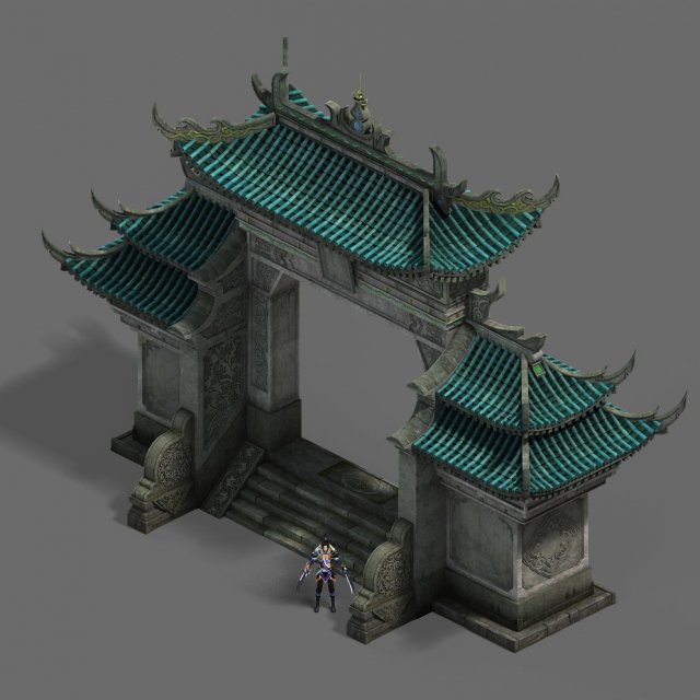 shushan - arch Modèle 3D .c4d .max .obj .3ds .fbx .stl .blend 