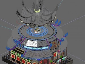 shushan - side hall Modelo 3D