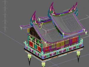 shushan - side hall 02 3D मॉडल