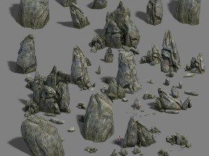 shushan - mountain wall 3D Model
