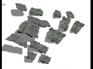 shushan - stone ladder Model 3D