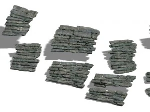 shushan - stone ladder 3D Model