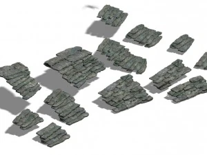 shushan - stone ladder 3D Model