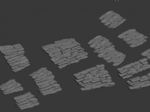 shushan - stone ladder 3D Model