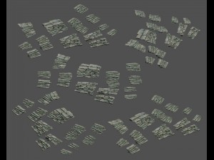 shushan - stone ladder Model 3D