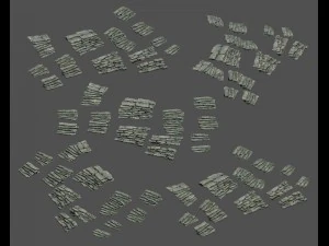 shushan - stone ladder 3D Model