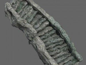 shushan - scala in pietra 02 Modello 3D