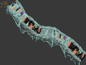 shushan - stone staircase 02 Modèle 3D