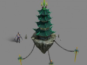 shushan - tower 3D मॉडल