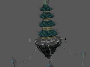 shushan - tower Model 3D
