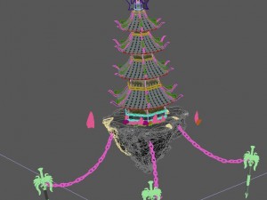 shushan - tower Model 3D