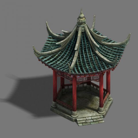 shushan - pavilion Modelo 3D .c4d .max .obj .3ds .fbx .stl .blend 