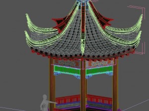 shushan - pavilion Modelo 3D