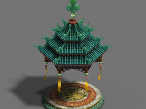 shushan - small pavilion 3Dモデル