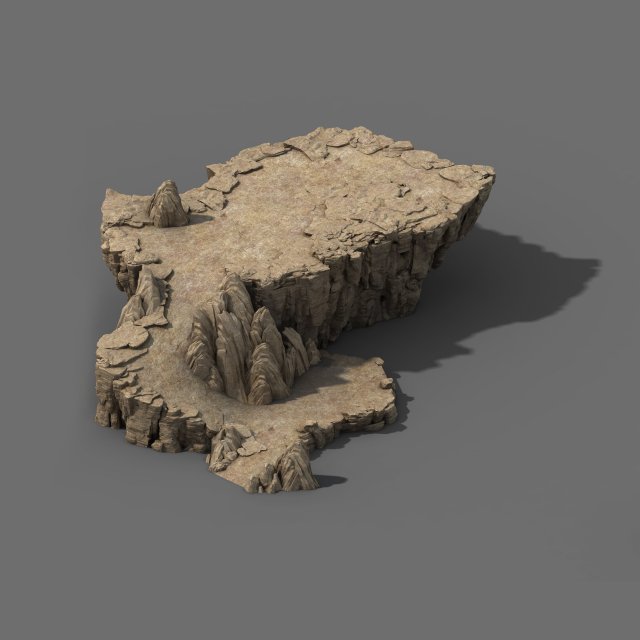 mountain - terrain 12 3D Model .c4d .max .obj .3ds .fbx .stl .blend 