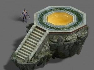 shushan - small platform 3Dモデル