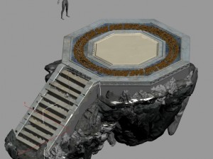 shushan - small platform Model 3D