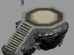 shushan - small platform 3D Model