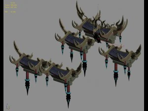 シュシャン - 吊り戸 3Dモデル