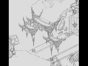 shushan - hanging door Modèle 3D