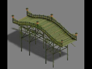 shushan - bamboo bridge 3D Model