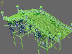 shushan - bamboo bridge 3D-Modell