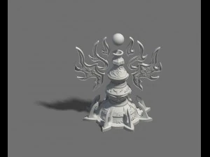 shushan - ornament 01 3D Model