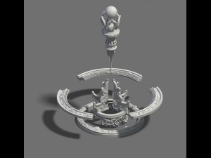shushan - ornament 4 Model 3D