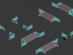 waterway - steps 3D 模型