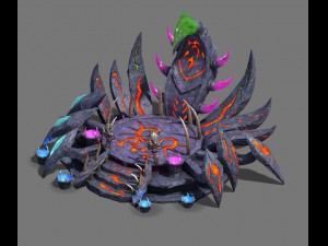 water cloud ze - witch cup altar 3D Model