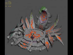 water cloud ze - witch cup altar 3D Model