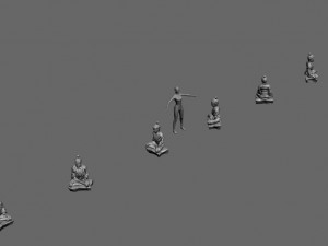 temple - buddha 1 3D Model