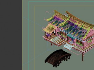 peach blossom village - residential 01 3D Model