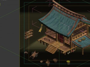 peach blossom village - residential 02 3D Модель