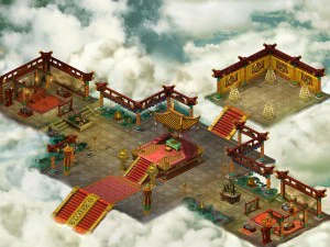 model gry - projekt wnętrza gry sztuk walki Model 3D