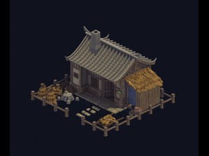 countryside - farmhouse 01 3Dモデル