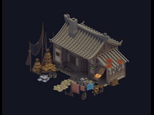 countryside - farmhouse 02 3D मॉडल