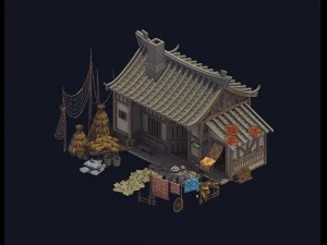 campo - fazenda 02 Modelo 3D