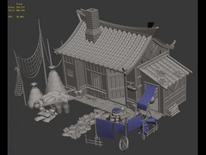 countryside - farmhouse 02 3D 모델
