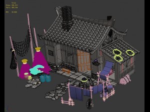 countryside - farmhouse 02 3D 모델